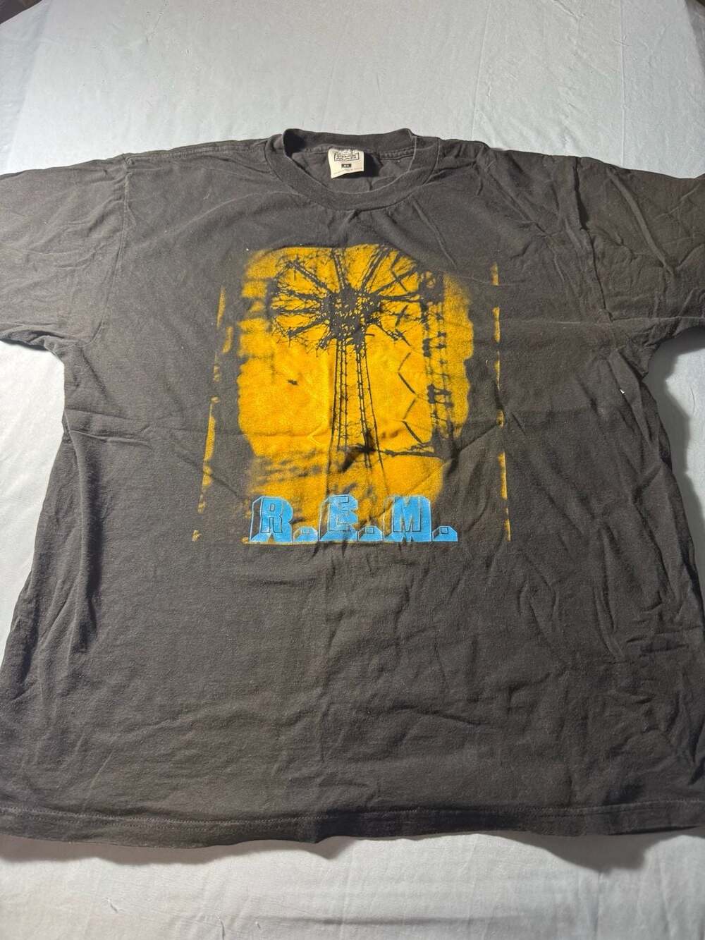 Nice Man R.E.M. 1995 Tour T-Shirt XL Black Concert Tee